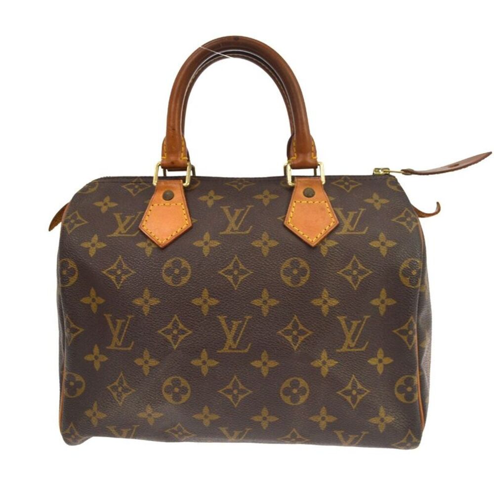 Louis Vuitton Speedy Monogram Canvas Brown Canvas Handbag